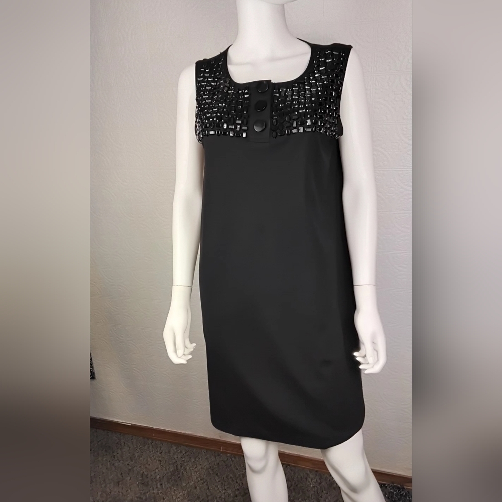 Elegant Black Sleeveless Dress